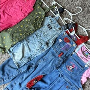 Colorful Kids Overalls size 24 months